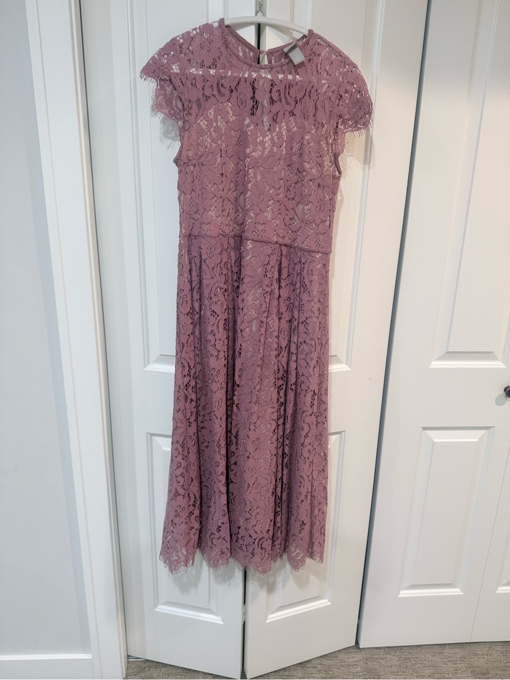 H&M Dusty Rose Lace Top